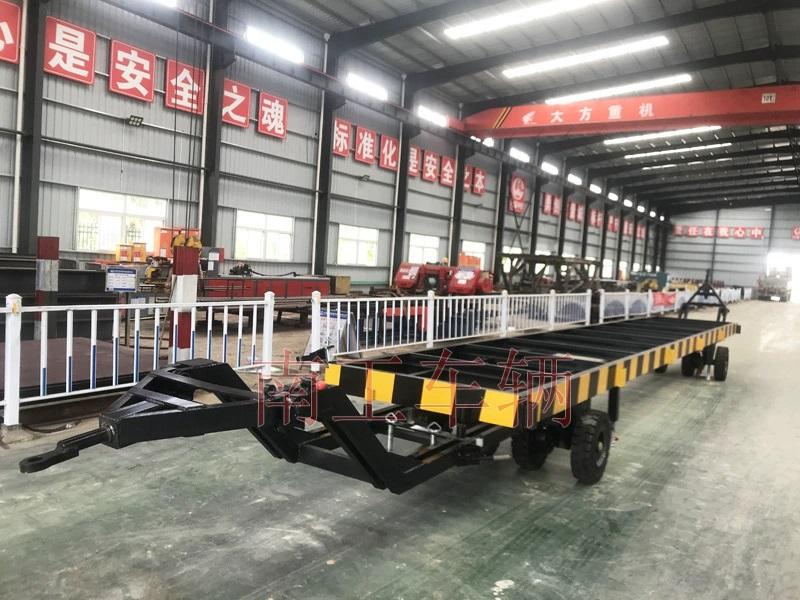 10吨骨架(中国)科技公司 双牵引集装箱用全挂车