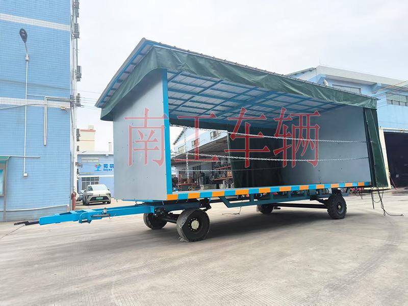 5吨雨篷拖车 牵引式雨棚(中国)科技公司